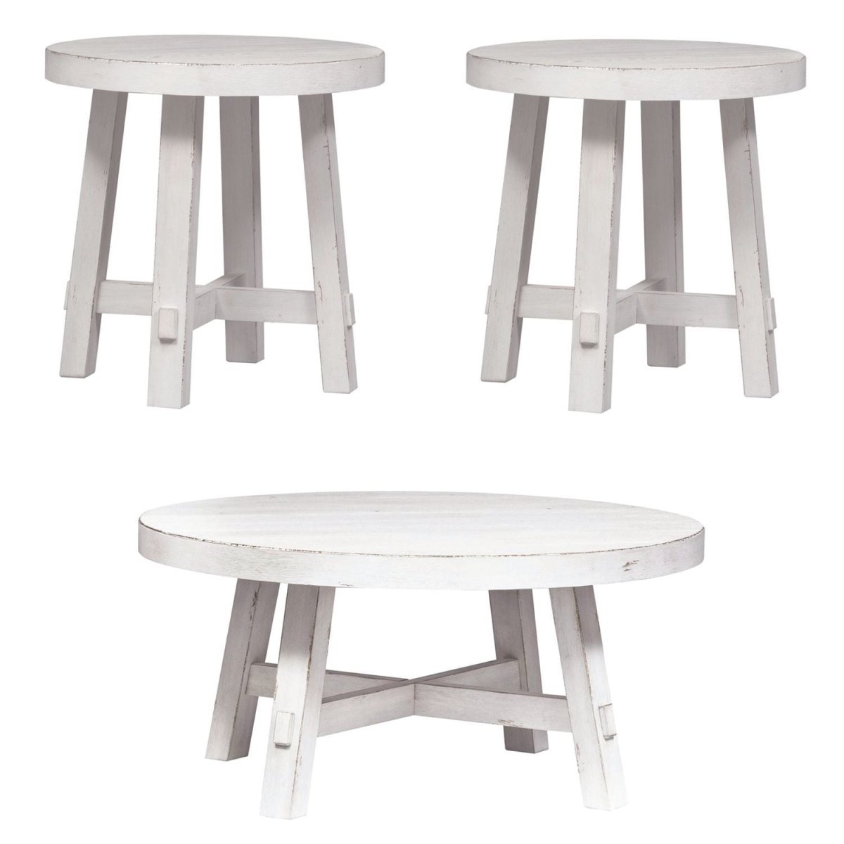 Modern Farmhouse - 3 Piece Set Table Sets by Liberty Furniture - Walls Furniture & Mattress