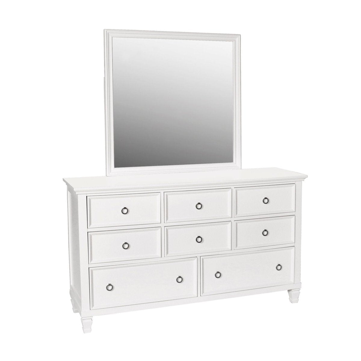 Tamarack - Dresser & Mirror Combo Dresser & Mirror by New Classic - Walls Furniture & Mattress