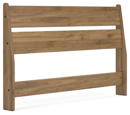 Deanlow - Full Panel Headboard - Honey Panel Headboards by Signature Design by Ashley® - Walls Furniture & Mattress