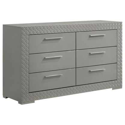 Ives - 6 - Drawer Dresser Dressers by Coaster Fine Furniture - Walls Furniture & Mattress