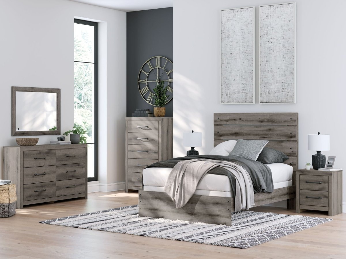 Graystorm - Bedroom Mirror - Brown Gray Mirrors by Signature Design by Ashley® - Walls Furniture & Mattress