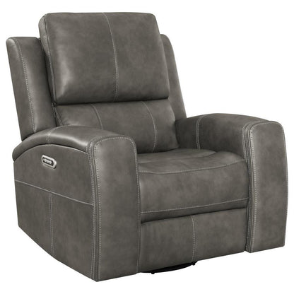 Brickston - Triple Power Swivel Glider Recliner Swivel Glider Chairs by Coaster Fine Furniture - Walls Furniture & Mattress