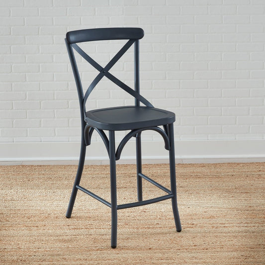 Vintage Series - X Back Counter Chair Counter Chairs by Liberty Furniture - Walls Furniture & Mattress