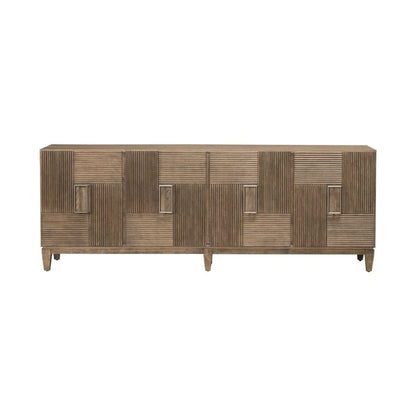 Serenity - 82" Accent TV Console - Burnished Beige TV Stands by Liberty Furniture - Walls Furniture & Mattress