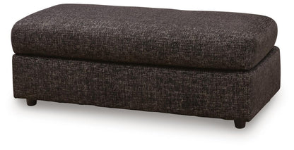 Lentiz - Oversized Accent Ottoman - Onyx Accent Ottomans by Signature Design by Ashley® - Walls Furniture & Mattress