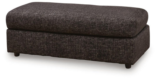 Lentiz - Oversized Accent Ottoman - Onyx Accent Ottomans by Signature Design by Ashley® - Walls Furniture & Mattress