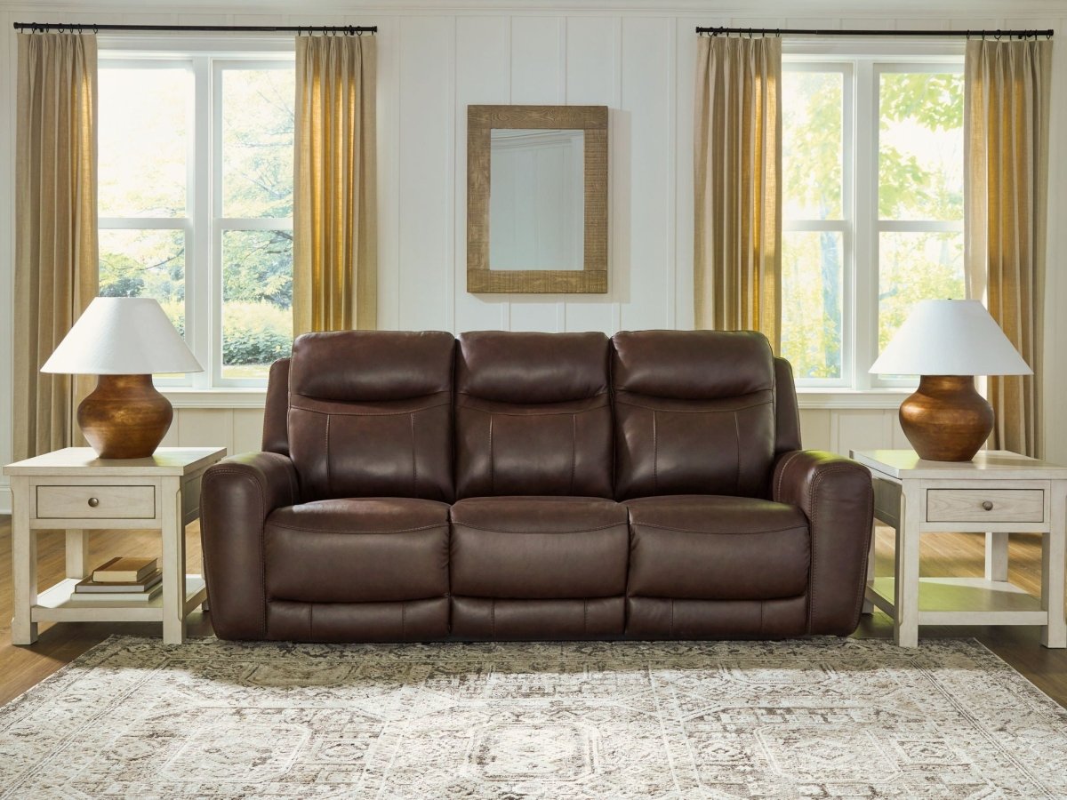 Gravier - Power Reclining Sofa With Adjustable Headrest - Cordova Reclining Sofas by Benchcraft® - Walls Furniture & Mattress