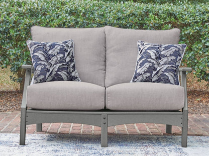 Cove Beach - Loveseat With Cushion - Gray Loveseats by Signature Design by Ashley® - Walls Furniture & Mattress