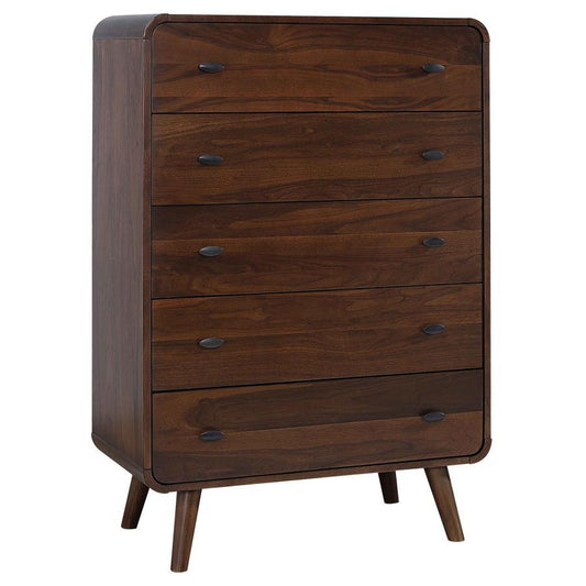 Robyn - 5 - Drawer Bedroom Chest Accent Chests by CoasterEssence - Walls Furniture & Mattress