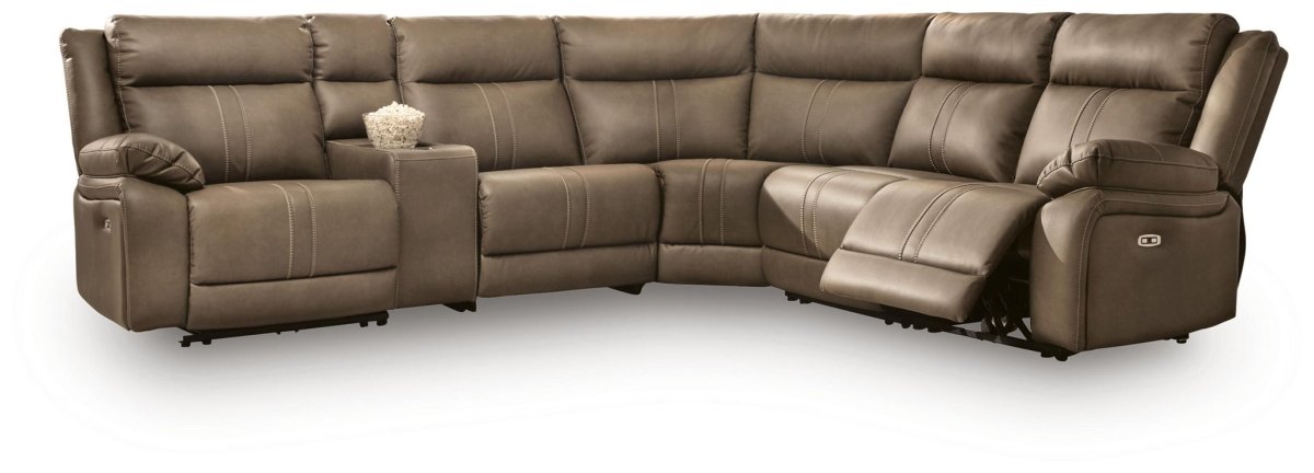 Max - Momentum - Reclining Sectional Reclining Sectionals by Signature Design by Ashley® - Walls Furniture & Mattress