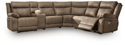 Max - Momentum - Reclining Sectional Reclining Sectionals by Signature Design by Ashley® - Walls Furniture & Mattress