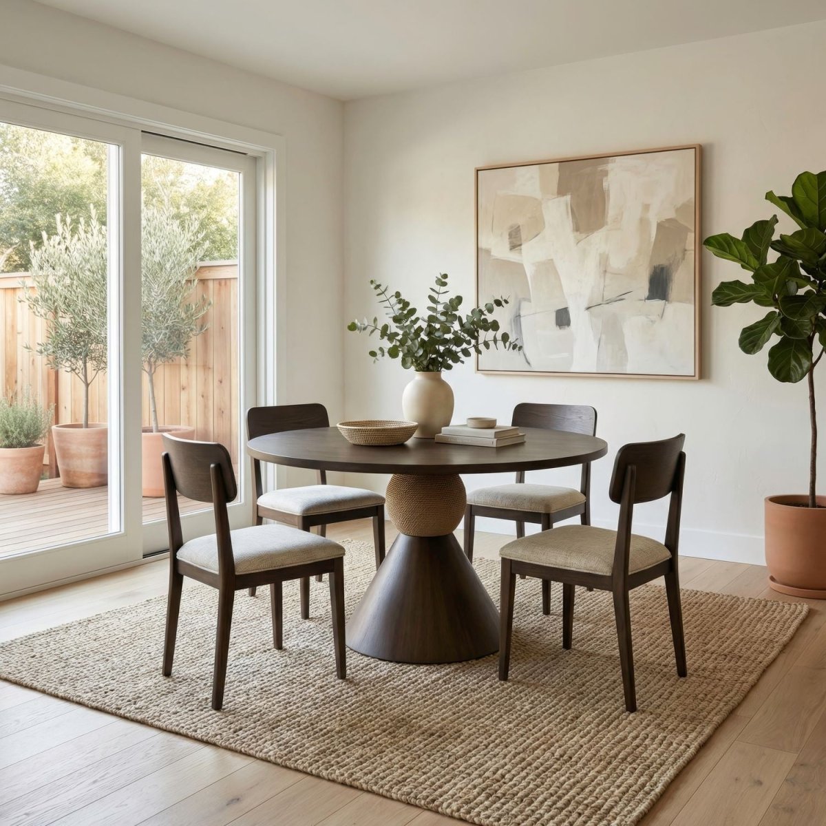Briarcrest - 48" Round Table Set 5 Piece Dining Room Sets by Liberty Furniture - Walls Furniture & Mattress