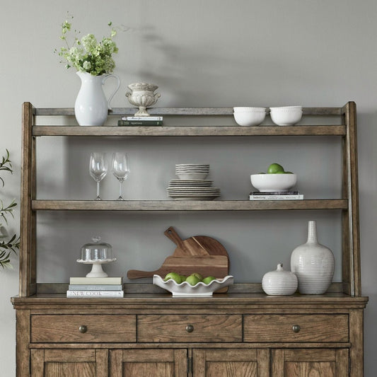 Carolina Park - Server Hutch - Brown Hutches by Liberty Furniture - Walls Furniture & Mattress
