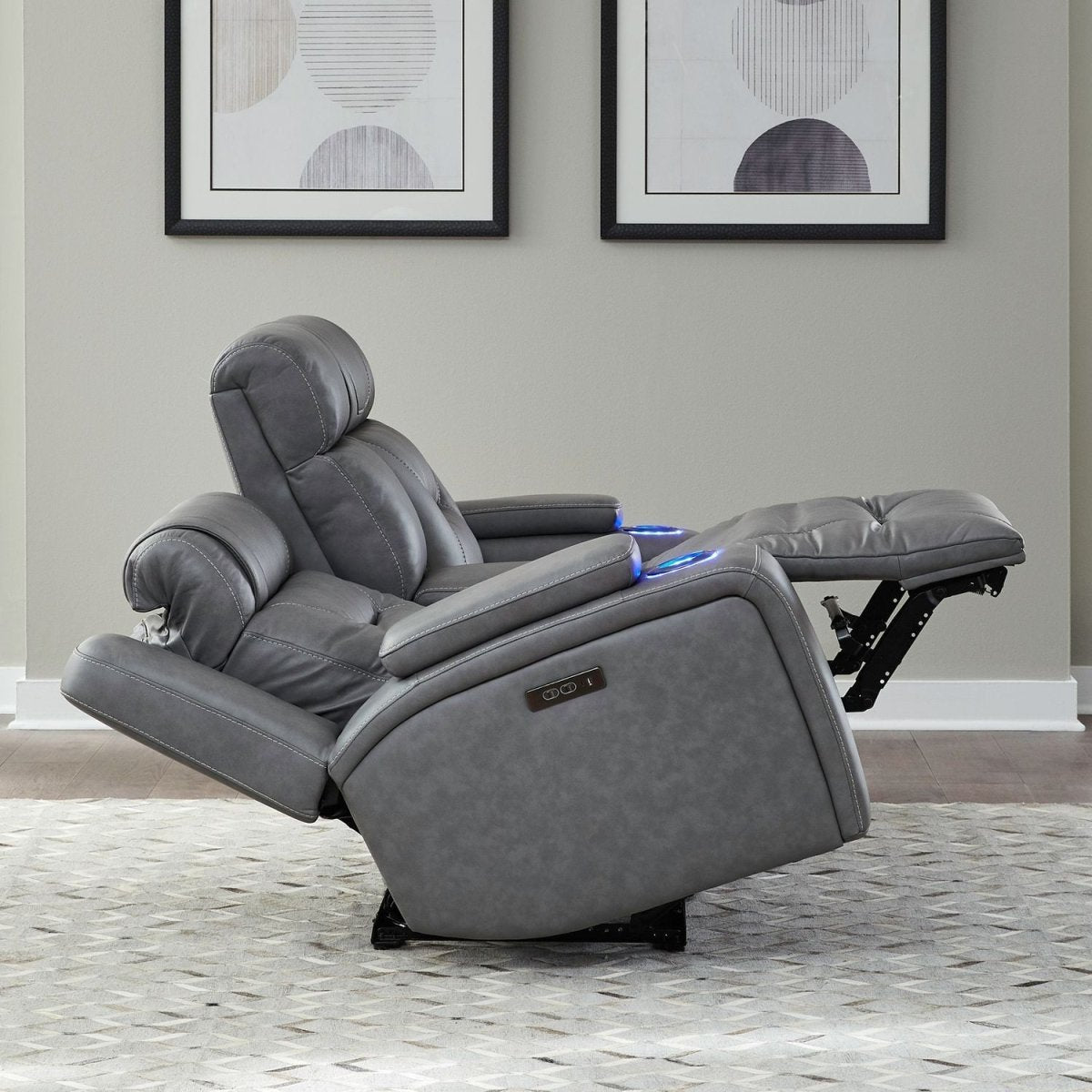 Chapman - Loveseat With Console P2 & ZG Reclining Loveseats by Liberty Furniture - Walls Furniture & Mattress