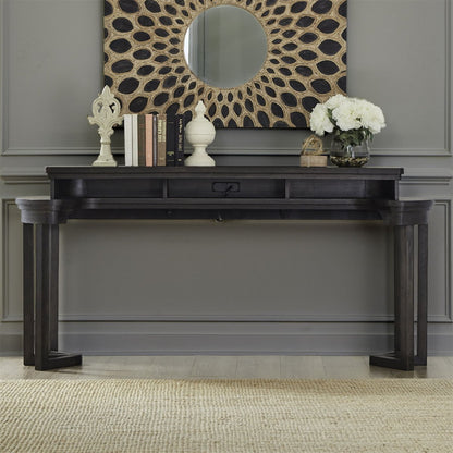 Weston - Console Bar Table - Peppercorn Console Tables by Liberty Furniture - Walls Furniture & Mattress