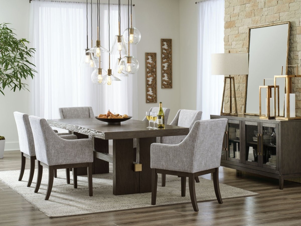 Burkhaus - Dining Room Set 8 + Piece Dining Room Sets by Signature Design by Ashley® - Walls Furniture & Mattress