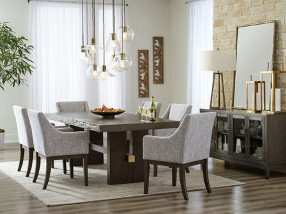 Burkhaus - Dining Room Set 8 + Piece Dining Room Sets by Signature Design by Ashley® - Walls Furniture & Mattress