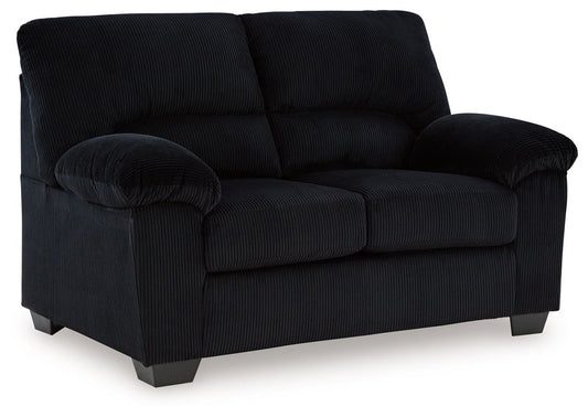 Simplejoy - Loveseat Stationary Loveseats by Signature Design by Ashley® - Walls Furniture & Mattress