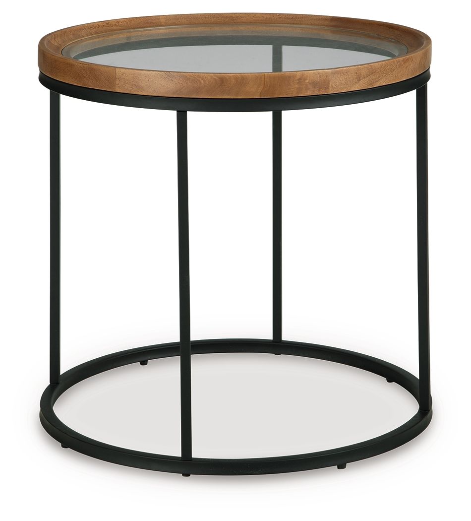 Noraluna - Round Table End Tables by Signature Design by Ashley® - Walls Furniture & Mattress