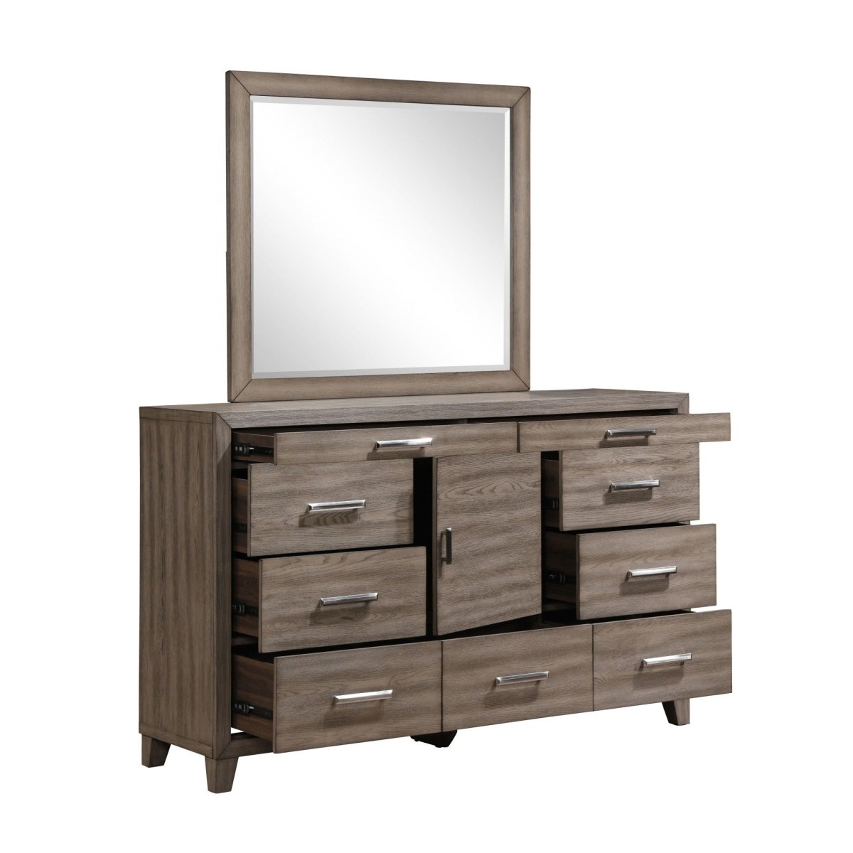 Harrisburg - Mirror - Walnut Mirrors by New Classic - Walls Furniture & Mattress