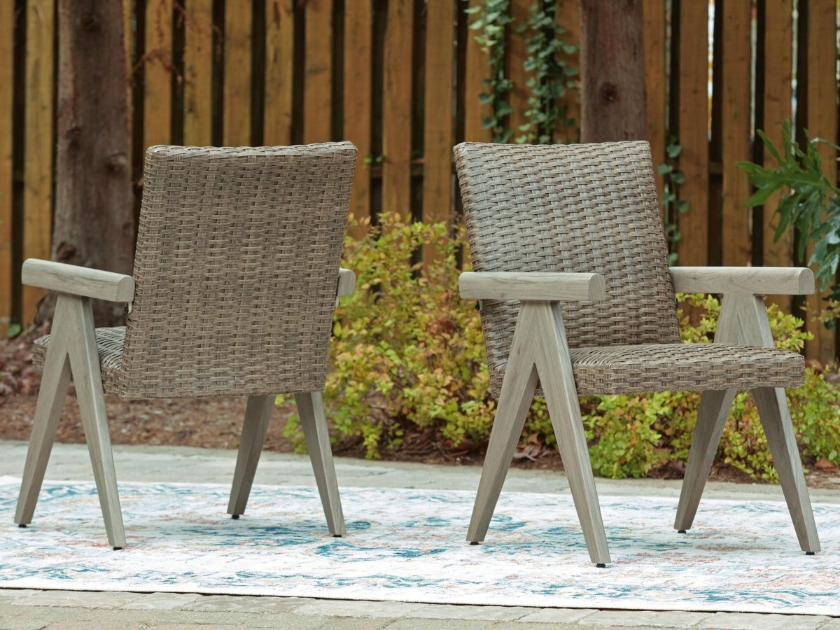 Cliff Trails - Arm Chair (Set of 2) - Beige Chair Sets by Signature Design by Ashley® - Walls Furniture & Mattress