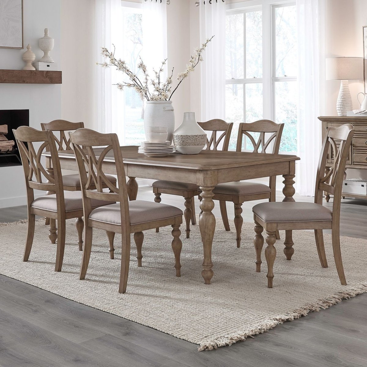 Summer House - Rectangular Table Set 5 Piece Dining Room Sets by Liberty Furniture - Walls Furniture & Mattress