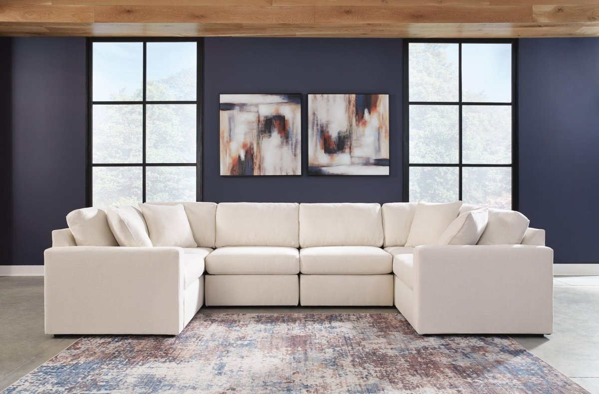 Modmax - Sectional - Oyster Stationary Sectionals by Signature Design by Ashley® - Walls Furniture & Mattress