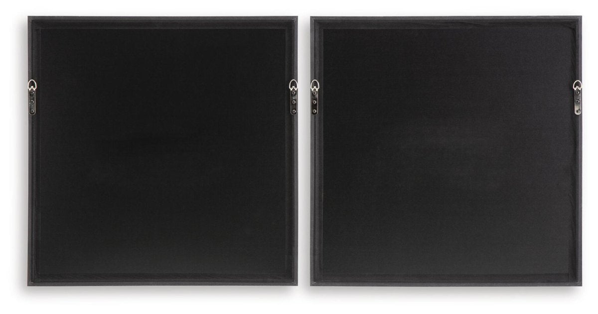 Dirkgrove - Wall Art Set (Set of 2) - Black / White / Brown Framed Print Sets by Signature Design by Ashley® - Walls Furniture & Mattress