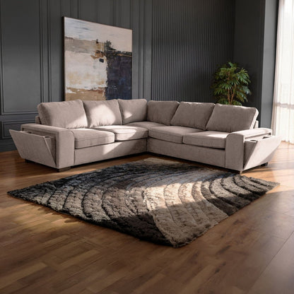 Dayne - 3 Piece Sleeper Sectional - Gray Sleeper Sectionals by New Classic - Walls Furniture & Mattress