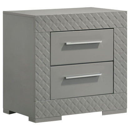Ives - 2 - Drawer Nightstand Bedside Table Accent Nightstands by Coaster Fine Furniture - Walls Furniture & Mattress