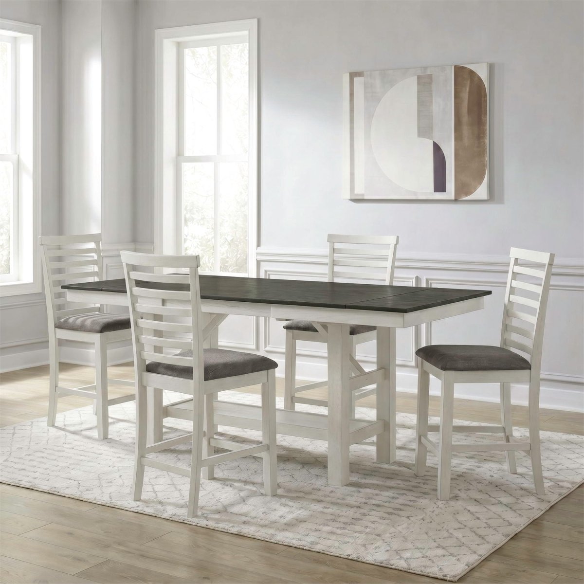 Brook Bay - Gathering Table Set 5 Piece Dining Room Sets by Liberty Furniture - Walls Furniture & Mattress