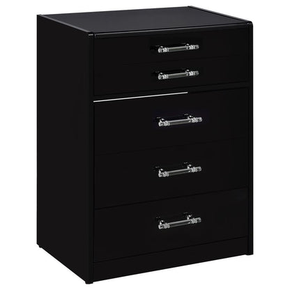 Danbury - 3 - Drawer Makeup Vanity & Stool Set Vanity Sets by Coaster Fine Furniture - Walls Furniture & Mattress