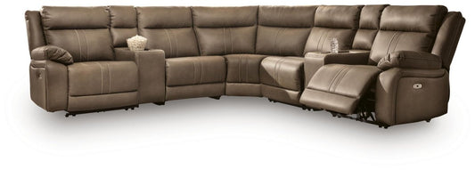Max - Momentum - Reclining Sectional Reclining Sectionals by Signature Design by Ashley® - Walls Furniture & Mattress
