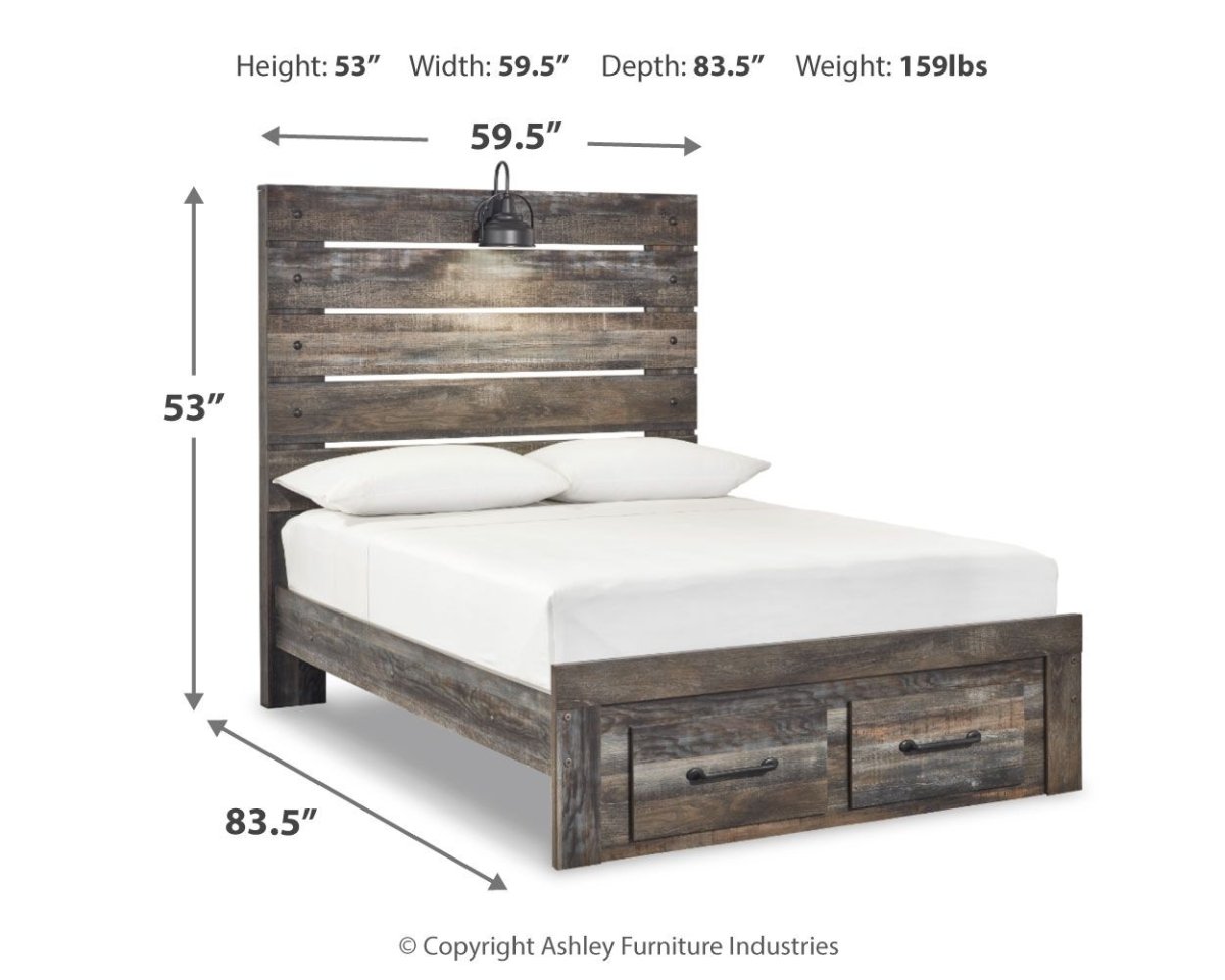 Drystan - Panel Bed Storage Beds by Signature Design by Ashley® - Walls Furniture & Mattress