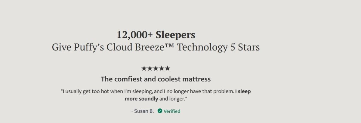 Puffy Royal Cal King Hybrid Mattress Hybrid Mattresses by Puffy - Walls Furniture & Mattress