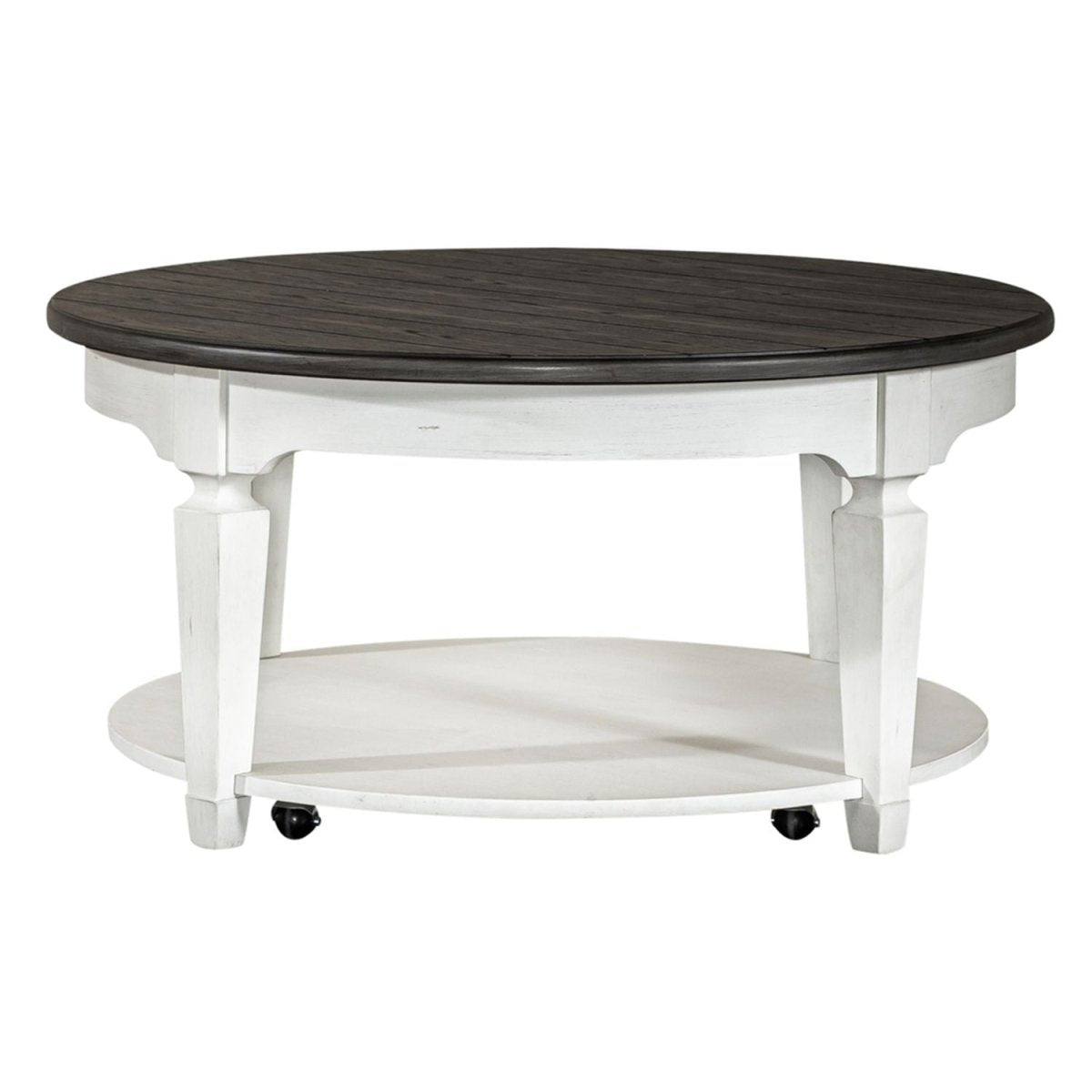 Allyson Park - Round Cocktail Table - White Cocktail Tables by Liberty Furniture - Walls Furniture & Mattress