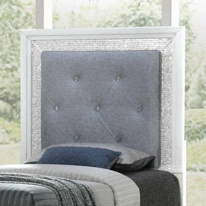 Reflections - Upholstered Panel Headboard With Lights Upholstered Headboards by Liberty Furniture - Walls Furniture & Mattress