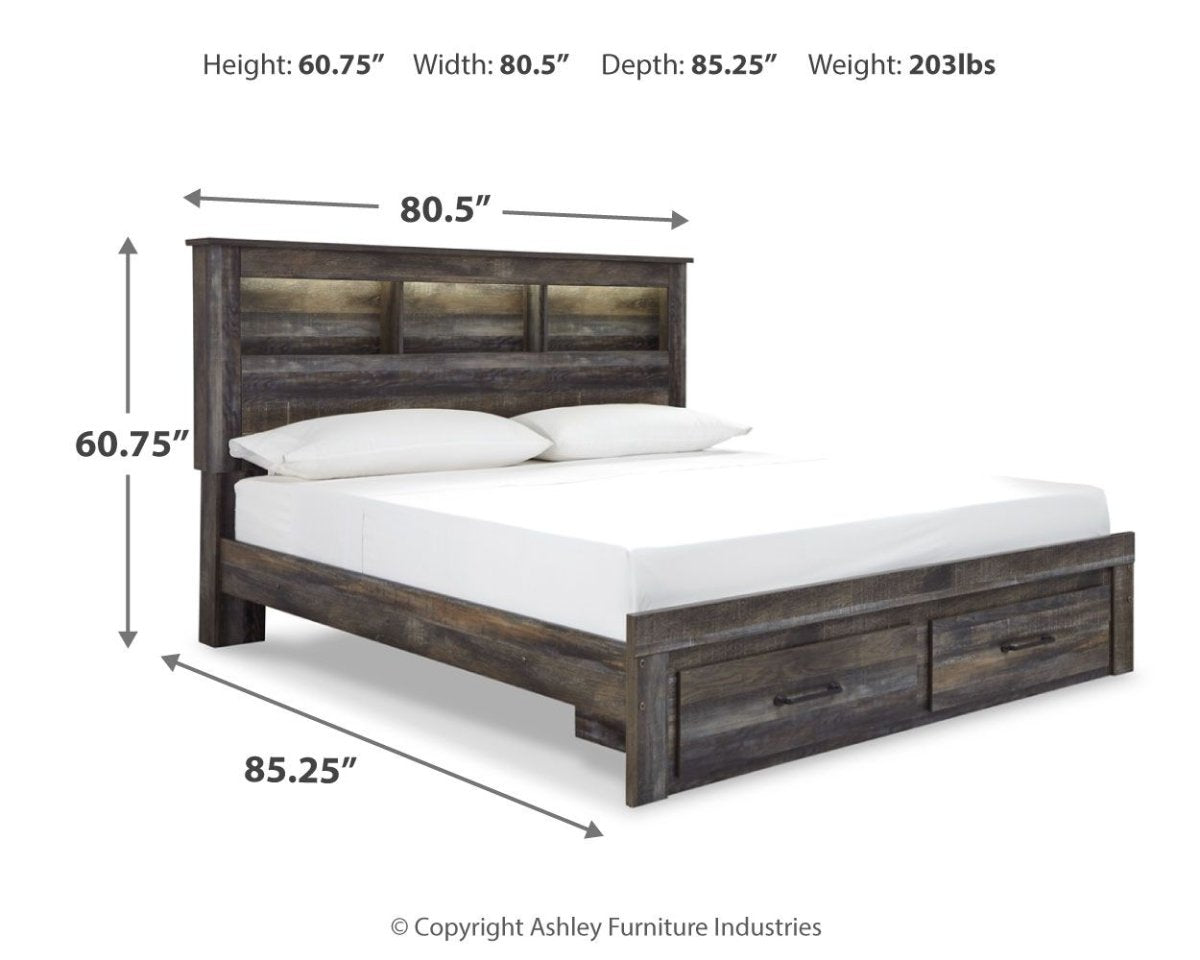 Drystan - Panel Bookcase Bed Panel Beds by Signature Design by Ashley® - Walls Furniture & Mattress