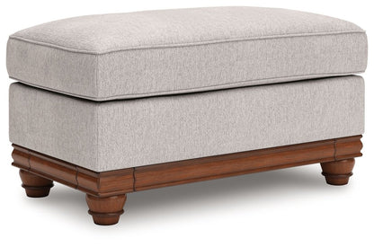 Clearbrooke - Sandstone - Ottoman Upholstered Ottomans by Signature Design by Ashley® - Walls Furniture & Mattress