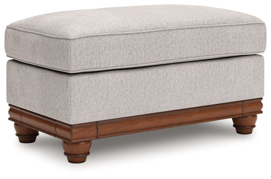 Clearbrooke - Sandstone - Ottoman Upholstered Ottomans by Signature Design by Ashley® - Walls Furniture & Mattress