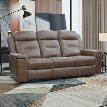 Keldon - Reclining Sofa With Power Footrest - Brown Reclining Sofas by New Classic - Walls Furniture & Mattress