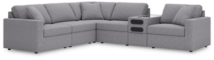 Modmax - Sectional - Granite Stationary Sectionals by Signature Design by Ashley® - Walls Furniture & Mattress