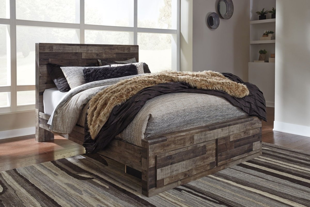 Derekson - Panel Bed Storage Beds by Benchcraft® - Walls Furniture & Mattress