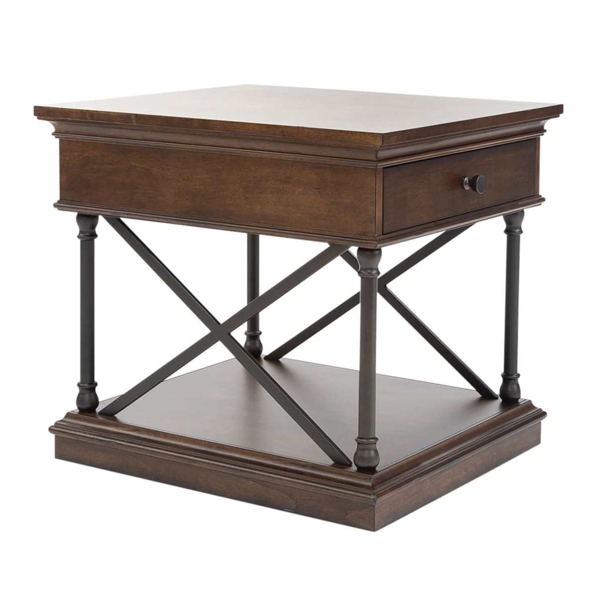 Tribeca - Drawer End Table - Dark Brown End Tables by Liberty Furniture - Walls Furniture & Mattress