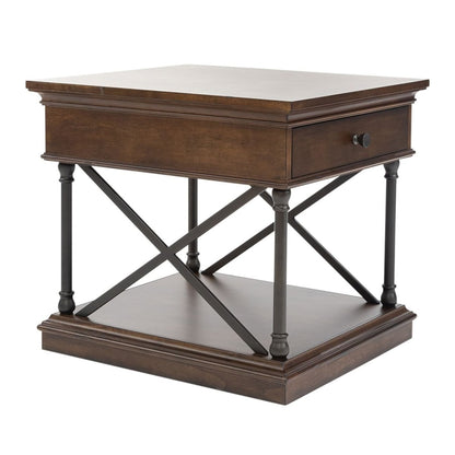 Tribeca - Drawer End Table - Dark Brown End Tables by Liberty Furniture - Walls Furniture & Mattress