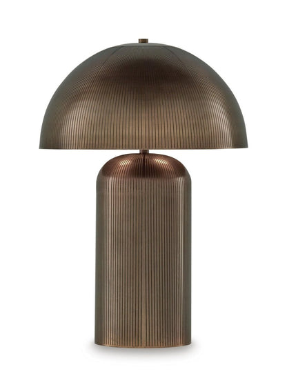 Dorriham - Metal Table Lamp - Light Bronze Finish Table Lamps by Signature Design by Ashley® - Walls Furniture & Mattress