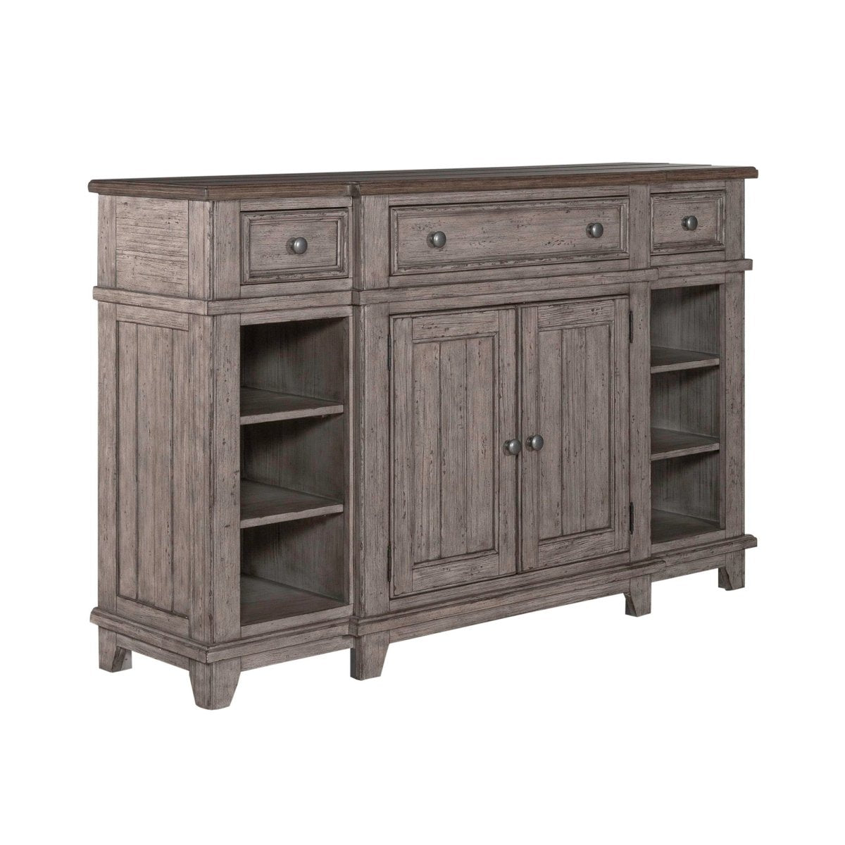 River Place - Breakfront Server Servers by Liberty Furniture - Walls Furniture & Mattress