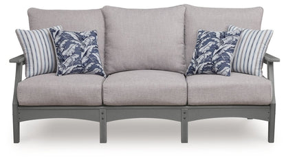 Cove Beach - Sofa With Cushion - Gray Sofas by Signature Design by Ashley® - Walls Furniture & Mattress
