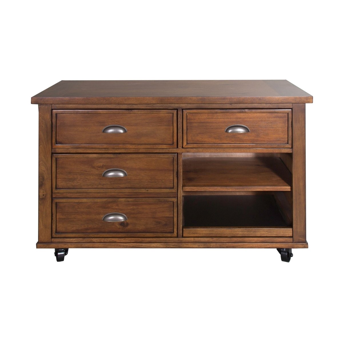 Arlington House - Credenza - Dark Brown Credenzas by Liberty Furniture - Walls Furniture & Mattress