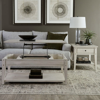 Lake House - Optional 3 Piece Set - White Table Sets by Liberty Furniture - Walls Furniture & Mattress